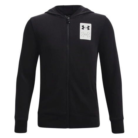 Under Armour UA Rival Terry FZ Hoodie-BLK Jr 1370208-001