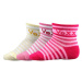 Voxx Fredíček Dojčenské priedušné ponožky - 3 páry BM000000640200100686 mix pruhy/dievča