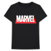 Marvel tričko Out The Box Logo Čierna