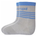 LITTLE ANGEL Ponožky tenké protišmykové Outlast® (15-19) - tmavošedá/modrá