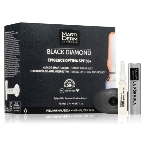 MartiDerm Black Diamond Epigence Optima SPF 50+ ochranné sérum v ampulkách SPF 50+