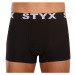 3PACK pánske boxerky Styx športová guma čierne (G9606060)