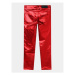 Karl Lagerfeld Kids Bavlnené nohavice Z14219 S Červená Skinny Fit