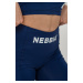 NEBBIA - Cyklistické šortky s vysokým pásom GYM THERAPY 628 (dark blue) - NEBBIA