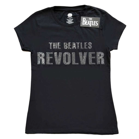 The Beatles tričko Revolver Čierna