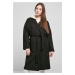 Women's oversized classic coat black