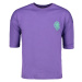 Trendyol Purple pánske oversize/široké strihy crew neck krátky rukáv geometrická potlač 100% bav