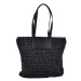 Big Star Knitted Handbag Black