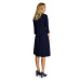 Made Of Emotion Dress M335 Navy Blue