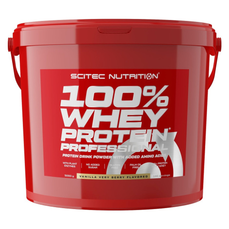 Scitec Nutrition 100% Whey Protein Professional vanilka/lesné plody 5000 g