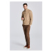 MIKINA GANT D1. SACKER RIB HALF ZIP KHAKI MEL