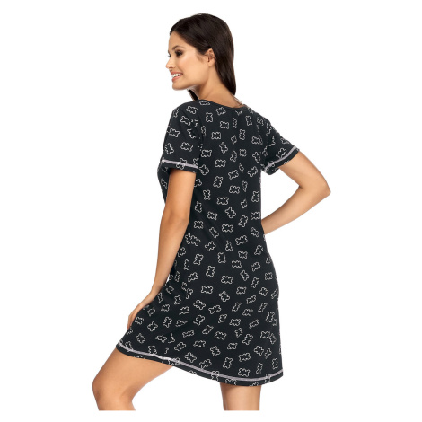 Nočná košieľka Lorin P-1579 Farba: Čierna