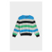 SVETER GANT KNITTED STRIPED C-NECK SWEAT DAY BLUE