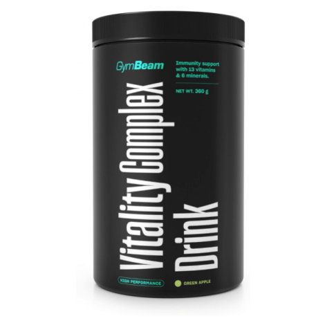 GymBeam Vitality Complex Drink 360 g zelené jablko