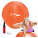 Gymnastická lopta s pumpou 65cm - oranžová