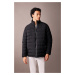 DEFACTO Water Repellent Puffer Jacket Stand Collar Zippered Pocket