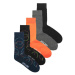 Jack&Jones Súprava 5 párov vysokých pánskych ponožiek 12237460 Farebná