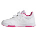 Dievčenská rekreačná obuv ADIDAS Tensaur Sport 2.0 CF cloud white real magenta core black