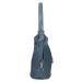 Dámska kožená batôžko-kabelka Italia Ariana - tmavo modrá