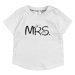 Dievčenské tričko I LOVE MILK s nápisom mrs
