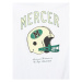 Mercer Amsterdam Tričko Unisex The Rugby MEAP231020 Biela Regular Fit