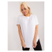 White casual cotton blouse plus size