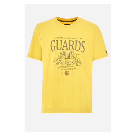 Tričko La Martina Man Crew Neck T-Shirt Jersey Žltá