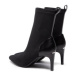 Calvin Klein Členková obuv Sock Ankle Boot 70-Knit HW0HW01072 Čierna