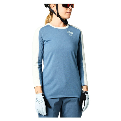 Dámský cyklistický dres Fox Womens Ranger Drirelease 3/4 Jersey Matte Blue