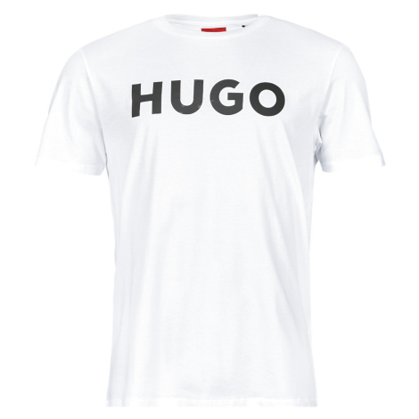 HUGO  Dulivio  Tričká s krátkym rukávom Biela Hugo Boss