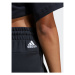 Adidas Športové kraťasy Essentials Linear French Terry Shorts IC4442 Čierna Slim Fit