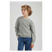 DEFACTO Boy's Regular Fit Crew Neck Knitwear Sweater