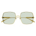 Gucci  Occhiali da Sole  GG1434S 003  Slnečné okuliare Zlatá