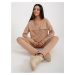 Casual Camel trouser set