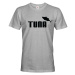Pánské  tričko s potiskem Tuna - parodie značky Puma