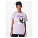 Merchcode Oversize tričko  fialová / svetlofialová / čierna / biela