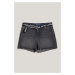 Šortky Karl Lagerfeld Jeans Klj Mr Belted Denim Short Washed Grey