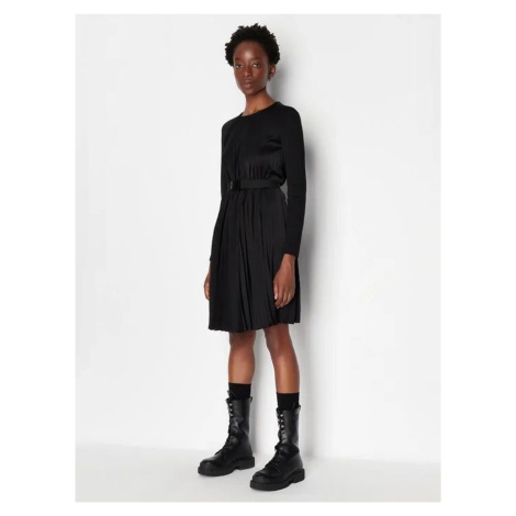 Čierne dámske šaty Armani Exchange
