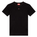 Tričko Diesel T-Reg-Microdiv T-Shirt Čierna