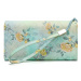 Miss Lulu dámska peňaženka s potlačou kvetín - zelená