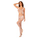 Obsessive Bodystocking G330 Farba: Biela