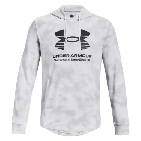 Under Armour UA RIVAL TERRY NOVELTY HD Pánska mikina, biela, veľkosť