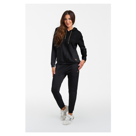 Women's Roma Long Sleeve Sweatshirt - Black Italian Fashion