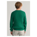 SVETER GANT SHIELD COTTON CABLE C-NECK WILD GREEN