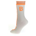 Bielo-oranžové ponožky AKIN