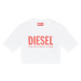 Tričko Diesel Trecrowlogo T-Shirt White3