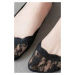Dámske ponožky baleríny - silikón, čipka 1092 Univerzální