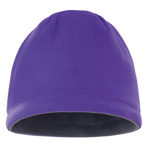 Result Obojstranná fleecová čiapka R374X Purple