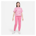 Nike NK NSW TEE BOXY SWOOSHFETTI Dievčenské tričko, ružová, veľkosť