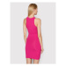 Adidas Každodenné šaty adicolor Essetials HG6166 Ružová Slim Fit